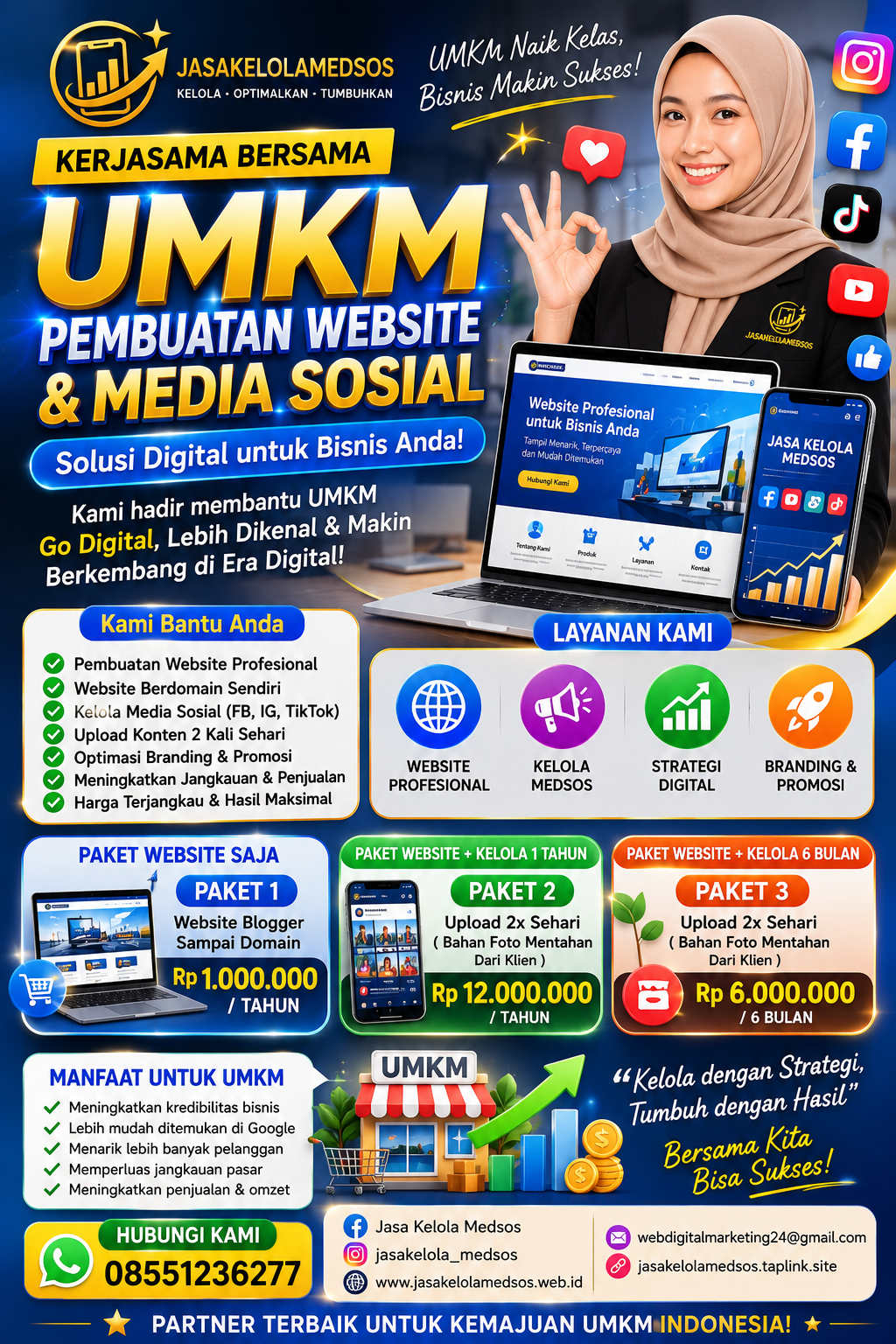 Promo Jasa Kelola Medsos & Website UMKM